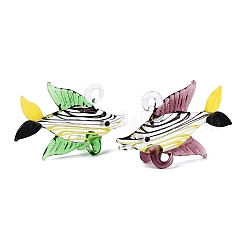Pendentifs vernissées manuelles&nbsp;LA-N048-05