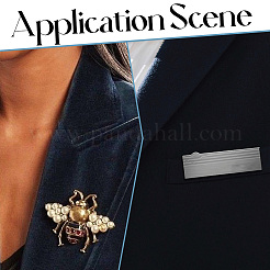 100шт пластиковая фурнитура для броши JEWB-SC0001-63