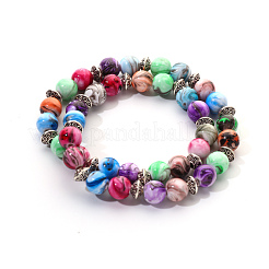 Комплекты ожерелий из эластичных браслетов своими руками&nbsp;DIY-YW0001-79