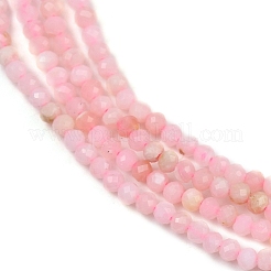 Нити бусин из натурального перуанского розового опала G-F798-A01-01C