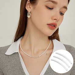 925 серебро бусы трубка STER-BC0002-18E