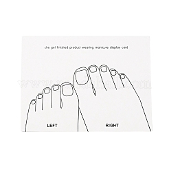 Бумажные карточки для маникюра&nbsp;LS-DIY-B062-01B