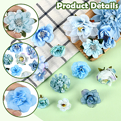 3 Beutel 3 Stile Stoffblume&nbsp;DIY-SP0005-72C