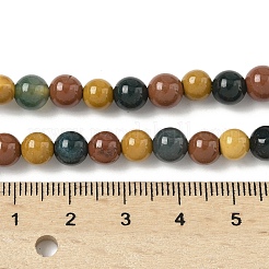 Природных драгоценных камней смешанного бисер нитей G-P574-A01-6mm