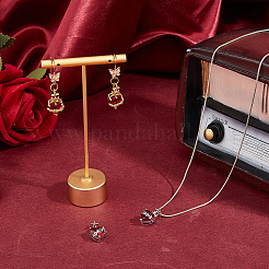 4 шт. подвески из латунного стекла 2 цветов&nbsp;KK-HS0015-77