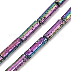Hebras de cuentas de roca de lava natural galvanizada&nbsp;G-K388-03B-09