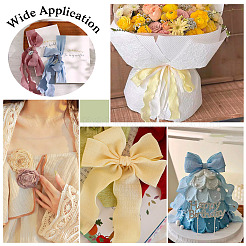 2 рулон 2-цветных полиэстеровых лент с рюшами&nbsp;OCOR-TA0001-76B