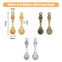 90 шт. 3 цвета подвески из сплава в тибетском стиле&nbsp;FIND-DC0005-14