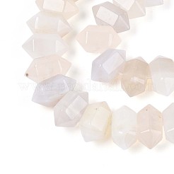 Натуральный белый агат бисер нитей G-T142-58