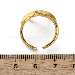 Открытые манжеты-кольца Stafish из нержавеющей стали 304 для женщин&nbsp;RJEW-F174-01G