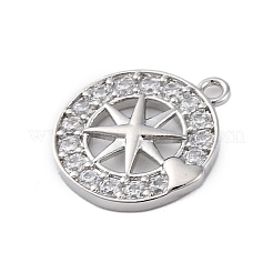 Латунные микро проложить кубического циркония подвески&nbsp;KK-P289-05P