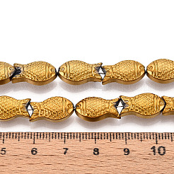 Стеклянные бусины с гальваническим покрытием &nbsp;X1-EGLA-T025-03G