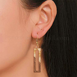 Большие подвески из смолы и дерева&nbsp;RESI-CJ0001-20