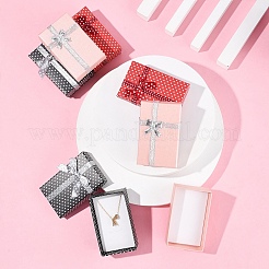 12 шт. 3-х цветные картонные бумажные коробки для набора украшений CBOX-FS0001-02