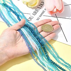 Стеклянные бусины с гальваническим покрытием &nbsp;EGLA-FS0001-42A