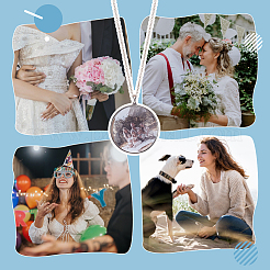 2 шт. подвеска-медальон из нержавеющей стали 304&nbsp;STAS-UN0064-13P