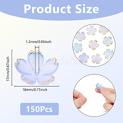 150 шт. акриловые колпачки для бусин&nbsp;OACR-DC0001-31B