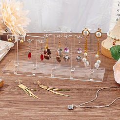 Съемные акриловые 5-образные серьги-подставки для демонстрации EDIS-FG0001-54