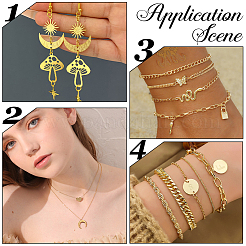 300шт латуни кольца прыжок KK-BBC0013-44