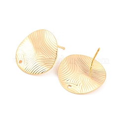 Медные серьги с гвоздиками KK-M261-53G