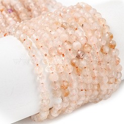 Природный цитрин бисер нитей G-RM250104-C9