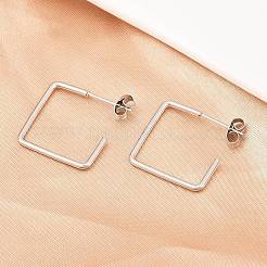 Серьги-гвоздики из нержавеющей стали 304&nbsp;EJEW-D339-01P