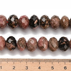 Природные родонит бисер нитей G-C259-A09-8x12mm