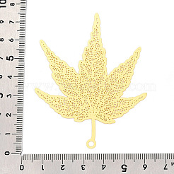 Латунные филигранные большие кулоны&nbsp;KKC-T003-20G