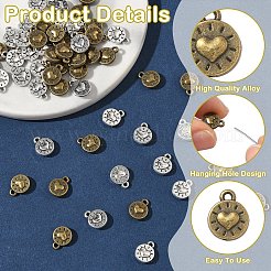 30 pz charms in lega stile tibetano&nbsp;TIBEP-YW0002-21AS