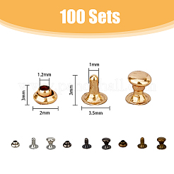 400 комплект двухцветных железных заклепок IFIN-FH0001-81