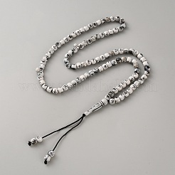 Braccale avvolgente elastczzato a 3 perlne lunghe acquerellate con