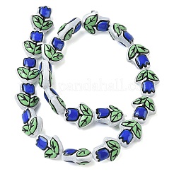 Прозрачные стеклянные эмалевые бусины&nbsp;LAMP-C023-01B