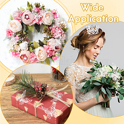 Украшение для торта из цинкового сплава AJEW-CP0008-85G