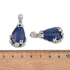 Gefärbt natürliche Lapislazuli Anhänger&nbsp;G-P393-P10