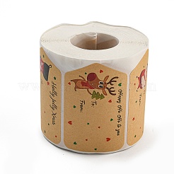Pegatinas de papel con dibujos animados de temática navideña&nbsp;STIC-P013-07C