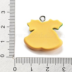 Подвески из непрозрачной смолы на рождественскую тематику RESI-F054-B05