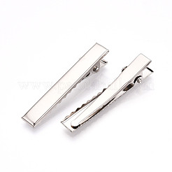 Железные плоские заколки-пеликаны&nbsp;IFIN-S286-46mm