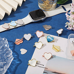 15 шт. 3-цветный сплав термопереводной ремешок для часов аксессуары FIND-CA0011-17A