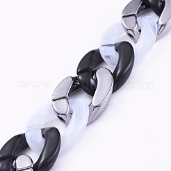 Catene per cordoli acriliche fatte a mano stile imitazione pietra preziosa&nbsp;AJEW-JB00534-01