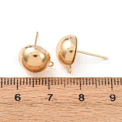 Accessoires de clous d'oreilles en laiton&nbsp;KK-G604-01G-05