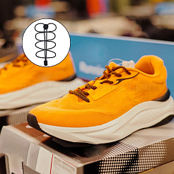 6 пара 6-х цветных эластичных шнурков без завязок&nbsp;FIND-FH0016-65