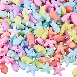 260pcs 13 couleurs perles acryliques opaques&nbsp;MACR-SP0002-28