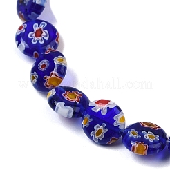 Handgemachte Millefiori Bunte Malerei Perlen Stränge&nbsp;LAMP-G166-17B-04