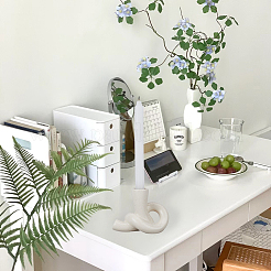 2шт керамический подсвечник 2 стилей AJEW-FH0004-10