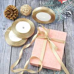 Л. загорелая атласная лента с одним лицом RC009-60