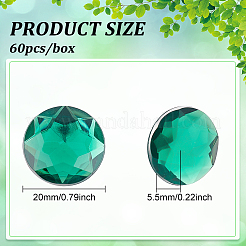 60шт самоклеящиеся акриловые наклейки со стразами STIC-FG0001-01A