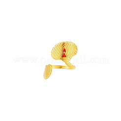 Anillos abiertos de acero inoxidable 304 irregulares para esposas&nbsp;WG6B80C-01
