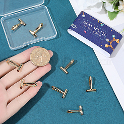 8 шт. брошь-трансформер из сплава с крючками для подвески&nbsp;FIND-SC0019-06B-G