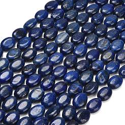 Окрашенные природные лазурит бисер пряди&nbsp;G-P610-A01-01