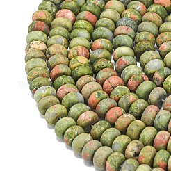 Природные Unakite бисер нитей G-P575-A12-8x5mm-01